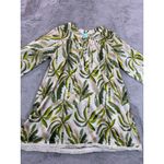 True Destiny NWT True Destinations Women's M Palm Print 3/4 Sleeve‎ Tassel Fringe Tunic Dress Photo 8
