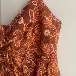 J.Crew Tie-front Jumpsuit in Vintage Vines Rust Floral Photo 11