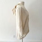 Free People Cream Oversized Slouchy Cable Knit Cardigan | XS Photo 4
