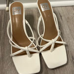 DV by Dolce Vita White and‎ gold Heels with Strappy Design Size 8.5 Photo 0