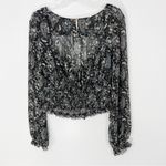 Free People  Lolita Paisley Printed Top in Dark Combo Size Small Photo 1