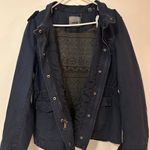 Levi's blue jacket full zip western blanket lined women size XL Photo 1