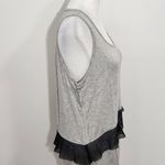Sport Gray Tank Top Size Medium NWT Bebe Gray Athleisure Tee Photo 2
