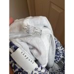 We are Sundays Cotton Midi Skirt with Purple Butterflies Ruffle Sz. 0 White Photo 5