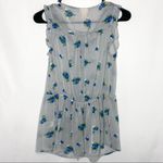 Mossimo Supply Co . Semi Sheer Blue Berry Blouse Photo 1