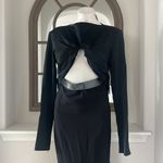 Safiyaa BLACK Cutout Beaded Belt Gown with Gun Metal, Size FR42 US10 NWT $2,615 Photo 8