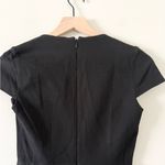 Banana Republic  Sloane Shift Mini Dress in Black Size 4P Photo 5