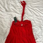 Wild Fable 🍂 red terry cloth tie up romper🍂 Photo 2