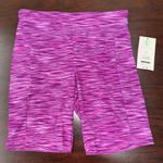 Aerie NWT No Boundaries Purple Heathered Bike Shorts with Pockets Size Small Photo 0