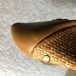 BCBGMAXAZRIA Authentic Leather wedge. US 8.5. UK 39.5.Color: Brownish Orange Photo 4