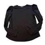 Generation Love  Jamie Ruffled Puff Long Sleeve Top in Black, Sz L Photo 10