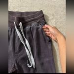 Aerie Womenâs Dark Purple/Brown Ribbedâ Woven Lyocell Joggers Size Xsmall Photo 3