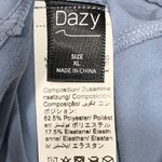 Dazy Women’s Full Zip Jacket Blue Size XL Long Sleeve Activewear Athleisure Photo 4