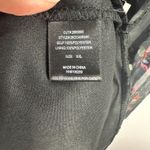 Trixxi Mini Dress XXL Black Floral Chiffon Cottagecore Romantic Fairy Whimsigoth Photo 4