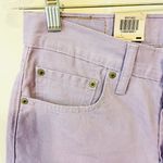 Levi's NWT  501 button fly purple jean shorts Photo 4