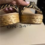 On 34th Women's Nihari Knot Wedge Sandals nwt Black Size 9 Photo 5