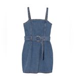 H&M Denim Mini Dress size 3XS Photo 1