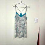 Vince Camuto 🆕  Blue Lace Animal Print Chemise Photo 1