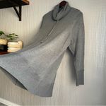 Akini Dakini Funnel Neck Sweater Tunic Gray Cotton Cowl Neck Size 2X Photo 2