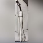 Kate Spade Carli McCall Street White Dome Satchel/Crossbody Tassel Leather Photo 9