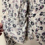 Free People  Bianca Surplice Wrap Ruched Sleeve Printed Blouse, Small Photo 5