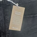 Madewell NWT High Rise Denim Shorts Womens Size 28 Black Lunar Wash Photo 5
