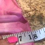 Tie Dye Crop Hoodie Pink and White Small Photo 7