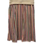 ZARA contrasting sweater striped skirt midi sleevless dress sieze large Photo 6