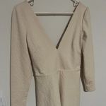 Urban Outfitters NWT  Cream dress V neck stretchy M Photo 0