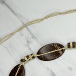 Coconut Shell Beaded Tie Belt Boho Natural Brown Medium (M) ✨ Photo 4