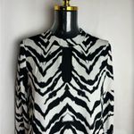Revolve  Three eighty two black & white Dress peephole long sleeve NWT XS Photo 1