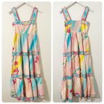 Hunter Bell Rita Dress Multi Flower Maxi Multicolor Size XS Photo 2