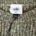 CAbi  Sweater Dress Knit Long Sleeve Casual‎ Warm Comfy Olive Green M Minimalist Photo 5