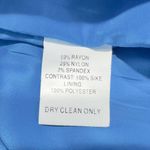 Trina Turk One Shoulder Ruffle Mini Dress Blue Women's Size Medium Photo 5