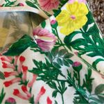 Talbots RVSP Heavy Floral Print w/ Green yellow and Pink Accents Sz 2 Photo 4