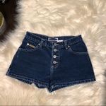 Blue asphalt button fly high waist short shorts 3 Size undefined Photo 1