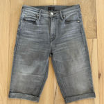 MOTHER The Runaway Daytona Nights Shorts Jorts Gray Size 27 Photo 0