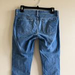 7 For All Mankind The Skinny Crop & Roll Jean Blue Womens Size 26 Denim Pants Photo 4
