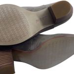 VIOLET & RED Jackson Lazer Cut Topline Bootie Size 10 Taupe Almond Toe Gray Photo 5