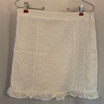 White Eyelet Skirt Size L Photo 0