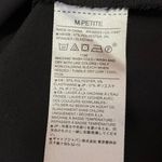 Banana Republic Black Silky Satin Classic Fit Button Down Shirt Blouse Top Sz M Photo 3