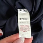 Missguided Tie Front Cutout Satin Navy Blue Shorts Romper Sz 8 Photo 15