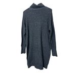 VERO MODA Gray Long Sleeve Midi Sweater Dress Size M Turtleneck Photo 6