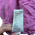 Anthropologie  Textured Smocked Vest Top Pink Size Medium Photo 10