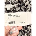 Equipment NWT  Samine Houndstooth Silk Ruffled Blouse Multicolor Women's Size XS Photo 6