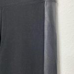 Lysse  Black Faux Leather Paneling Pull On Pants Photo 5