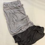 Allen Allen  gray striped midi dress coverup xs Photo 1