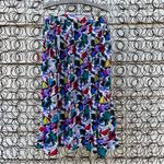 Diane Von Furstenberg Vintage  pop art comic graffiti Perma pleated skirt MEDIUM Photo 1
