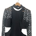 Self Portrait Mack Black Lace Jumpsuit Women’s Size 10 Evening Wear Party Outfit Photo 6