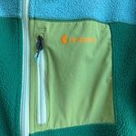 Cotopaxi  Adult Small Abrazo Green Blue 1/2 Zip Mock Neck Pullover Fleece Jacket Photo 3